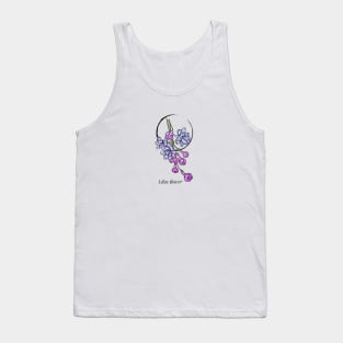 Lilac watercolor flower Tank Top